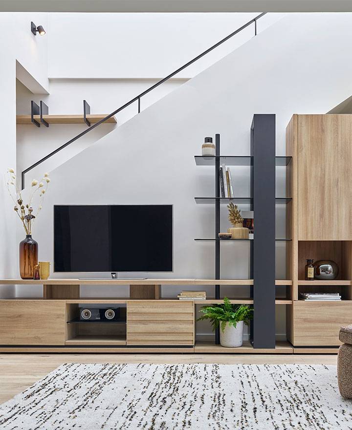 Natura TV stand for 160 TV unit | Gautier Furniture